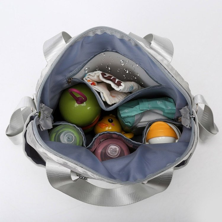 2022 Summer One-Shoulder Mommy Bag with Multiple Pockets - Image 4