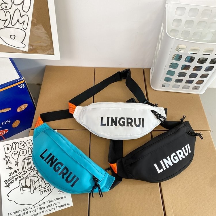 Nylon Chest Bag with Zipper Closure Summer 2025 - Image 2