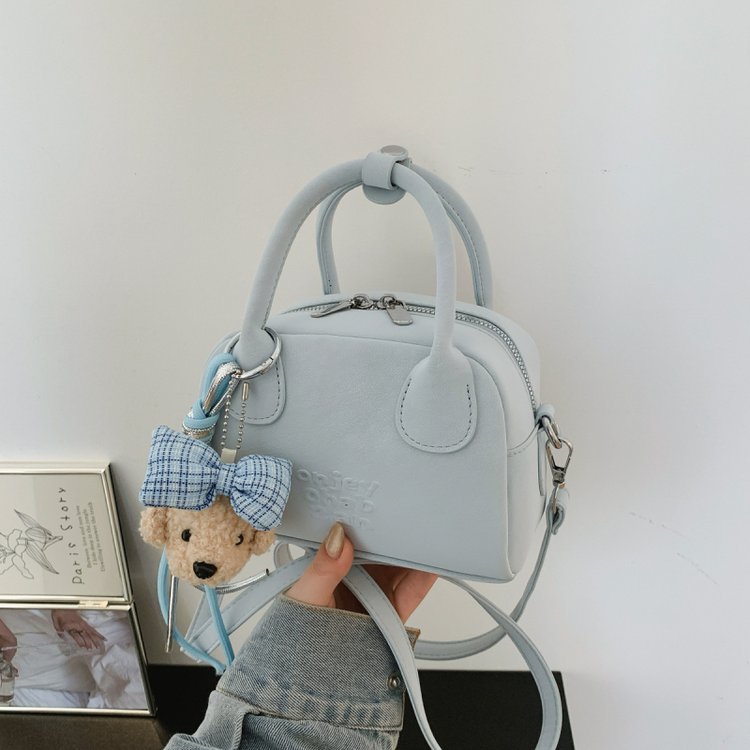 Candy Color Underarm Shoulder Crossbody Bag with Zipper - Image 3